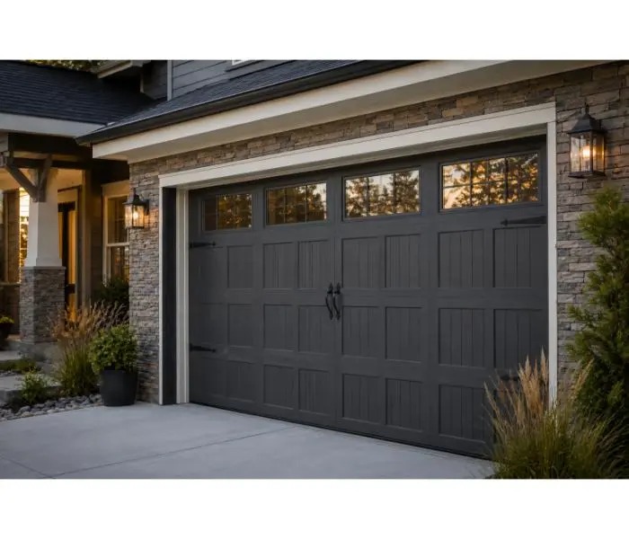 New garage door installed on a home in Toledo, Ohio