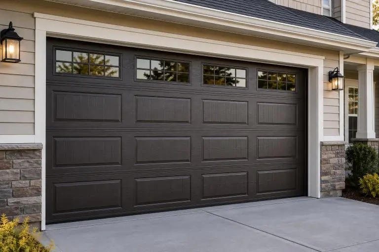 New garage door installation